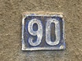 Grunge 90 house plate