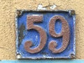 59 on grunge house plate