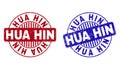 Grunge HUA HIN Textured Round Stamps