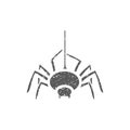 Grunge icon - Spider Royalty Free Stock Photo