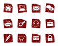 Grunge icon stickers 1
