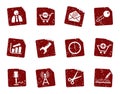 Grunge icon stickers 2