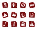 Grunge icon stickers 3