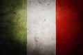 Grunge Italian flag