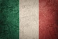 Grunge Italy flag. Italian flag with grunge texture Royalty Free Stock Photo