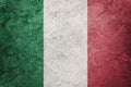 Grunge Italy flag. Italian flag with grunge texture Royalty Free Stock Photo