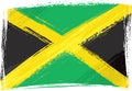 Grunge Jamaica flag Royalty Free Stock Photo