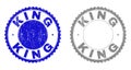 Grunge KING Textured Stamp Seals