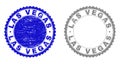 Grunge LAS VEGAS Scratched Stamp Seals