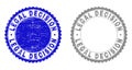 Grunge LEGAL DECISION Scratched Stamp Seals