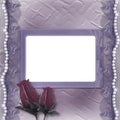 Grunge lilac card for invitation Royalty Free Stock Photo