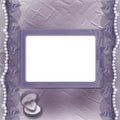 Grunge lilac card for invitation or congratulation Royalty Free Stock Photo