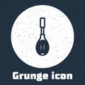 Grunge line Kitchen whisk icon isolated on grey background. Cooking utensil, egg beater. Cutlery sign. Food mix symbol Royalty Free Stock Photo