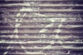 Grunge lined metal wall, background or texture