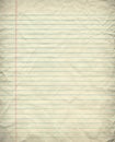 Grunge Lined Paper Royalty Free Stock Photo