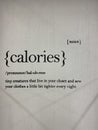 This is Humor about Calories Royalty Free Stock Photo