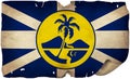 Lord Howe Island Flag On Old Paper Royalty Free Stock Photo