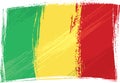 Grunge Mali flag