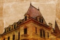 Grunge mansion Royalty Free Stock Photo
