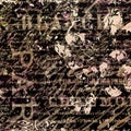 grunge marble texture text on dark paper ephemeral ikat gothic