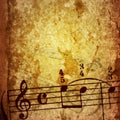 Grunge melody textures and backgrounds Royalty Free Stock Photo