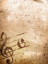 Grunge melody textures and backgrounds Royalty Free Stock Photo