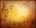 Grunge melody textures and backgrounds Royalty Free Stock Photo