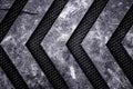 Grunge metal background. black metal grille on metal plate. Royalty Free Stock Photo