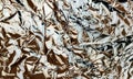 Silver metallic texture.Grunge metal texture.Tin foil shiny metal texture. Illustration, reflective.