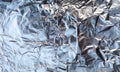 Silver metallic texture.Grunge metal texture.Tin foil shiny metal texture. Illustration, reflective.