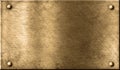 Grunge metal brass or bronze background Royalty Free Stock Photo