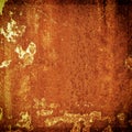 Grunge metal rust and orange texture for halloween background Royalty Free Stock Photo