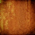 Grunge metal rust and orange texture for halloween background Royalty Free Stock Photo