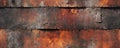 Grunge Metal Texture, Rusted Steel Wall background, Fully Seamless Texture Pattern. Generative AI