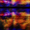 Grunge monochrome digital glitch and distortion noise paranormal effect banner. Futuristic