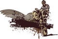 Grunge Motorcycle Background