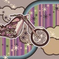 Grunge Motorcycle Background