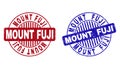 Grunge MOUNT FUJI Textured Round Watermarks
