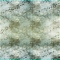 Grunge Music Background--Metallic Grunge Retro Vintage