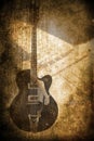 Grunge music instrument Royalty Free Stock Photo