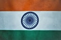 Grunge national indian flag India independence day Royalty Free Stock Photo