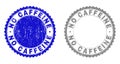 Grunge NO CAFFEINE Textured Stamp Seals
