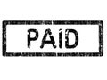 Grunge Office Stamp - PAID Royalty Free Stock Photo