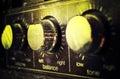 Grunge old amplifier Royalty Free Stock Photo