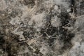 Grunge old black metal background or texture with scratches and cracks, closeup, top view Royalty Free Stock Photo