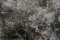 Grunge old black metal background or texture with scratches and cracks, closeup, top view Royalty Free Stock Photo