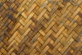 Grunge old texture of bamboo weave Royalty Free Stock Photo