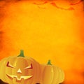 Grunge orange halloween background Royalty Free Stock Photo