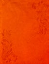 Grunge orange paper background with vintage style