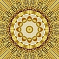 Grunge oriental gold ornament texture